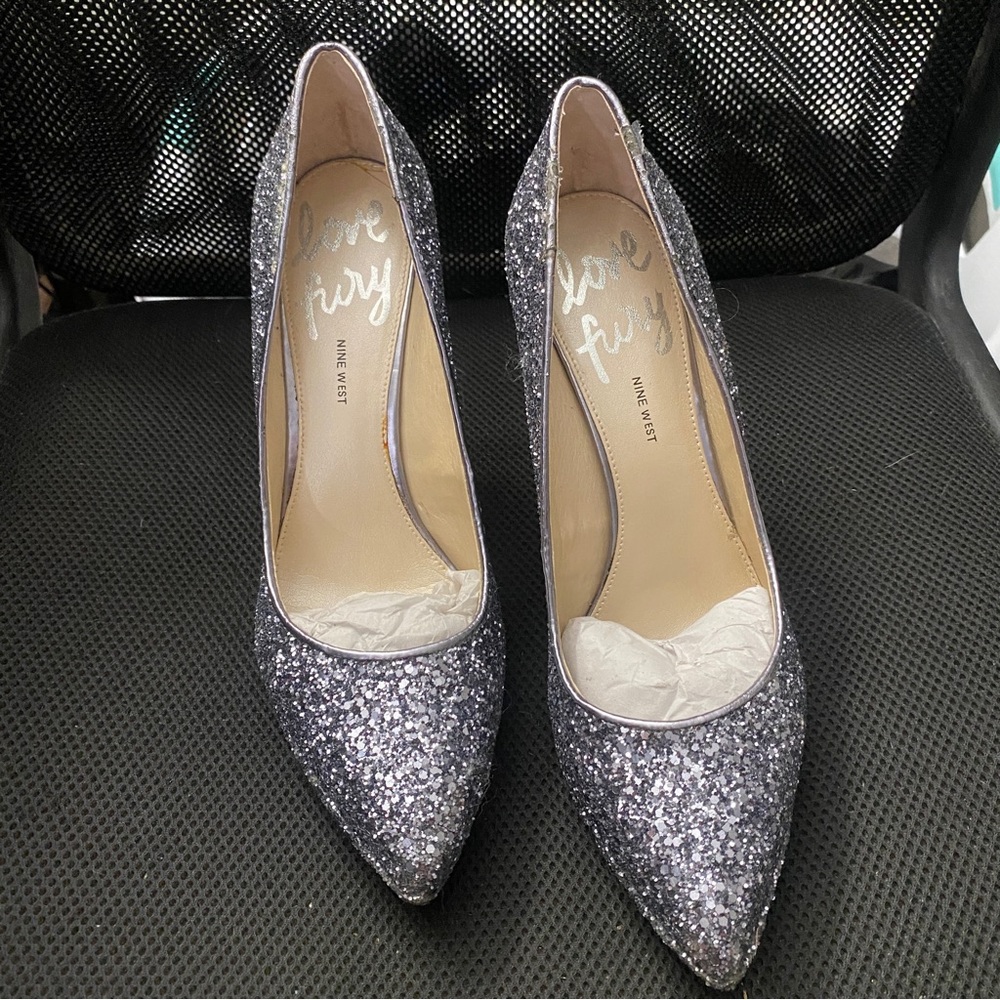 Nine West Glitter Heels